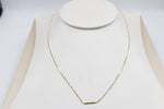 9ct Gold Trace Link with Elongated Links HHY315/1
