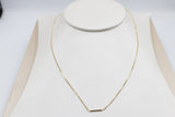 9ct Gold Trace Link with Elongated Links HHY315/1
