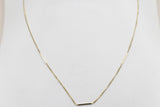 9ct Gold Trace Link with Elongated Links HHY315/1