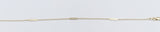 9ct Gold Fine curb Link with solid elongated Bars Bracelet HHY315/41