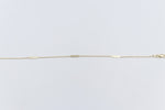 9ct Gold Fine curb Link with solid elongated Bars Bracelet HHY315/41