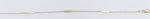9ct Gold Trace link withBars bracelet HHX902/41