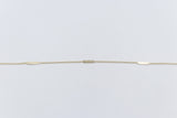 9ct Gold Fine curb Link with solid elongated Bars Bracelet HHY315/41