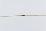 9ct Gold Fine curb Link with solid elongated Bars Bracelet HHY315/41