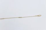 9ct Gold Trace link withBars bracelet HHX902/41