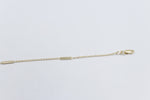 9ct Gold Trace link withBars bracelet HHX902/41