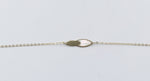 9ct Gold Trace link with bars bracelet HHX023/11