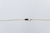 9ct Gold Trace link with bars bracelet HHX023/11