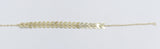 9ct Gold Trace link with arrows bracelet HHX802/11
