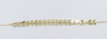 9ct Gold Trace link with arrows bracelet HHX802/11