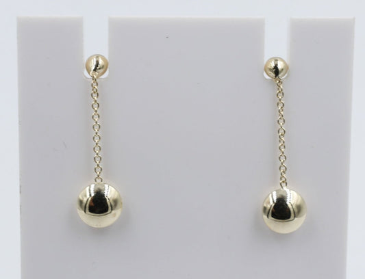 9ct Gold Dangle Earrings OFY537/8