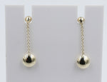 9ct Gold Dangle Earrings OFY537/8