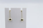 9ct Gold Dangle Earrings OFY537/8