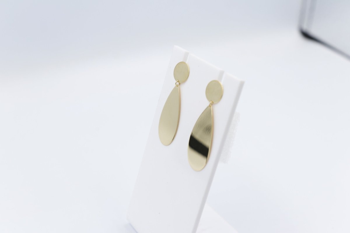 9ct Gold Dangle Earrings OFY443/8