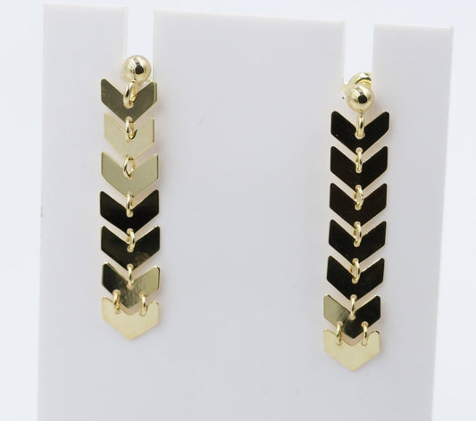 9ct Gold Dangle Earrings OFY332/8
