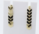 9ct Gold Dangle Earrings OFY332/8