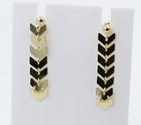 9ct Gold Dangle Earrings OFY332/8