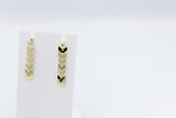 9ct Gold Dangle Earrings OFY332/8