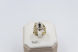 9ct Gold Trio Set with Sapphire and Diamond SYR1740