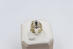 9ct Gold Trio Set with Sapphire and Diamond SYR1740