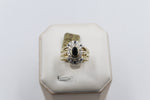 9ct Gold Trio Set with Sapphire and Diamond SYR1740