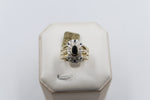 9ct Gold Trio Set with Sapphire and Diamond SYR1740