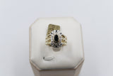 9ct Gold Trio Set with Sapphire and Diamond SYR1740