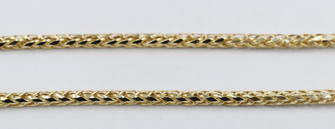9ct Gold Italian Wheatsheaf Chain 55cms
