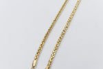 9ct Gold Italian Wheatsheaf Chain 65cms