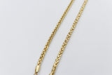 9ct Gold Italian Wheatsheaf Chain 65cms