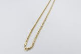 9ct Gold Italian Wheatsheaf Chain 65cms