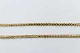 9ct Gold Italian Wheatsheaf Chain 65cms