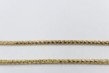 9ct Gold Italian Wheatsheaf Chain 65cms