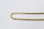 9ct Gold Italian Wheatsheaf Chain 65cms
