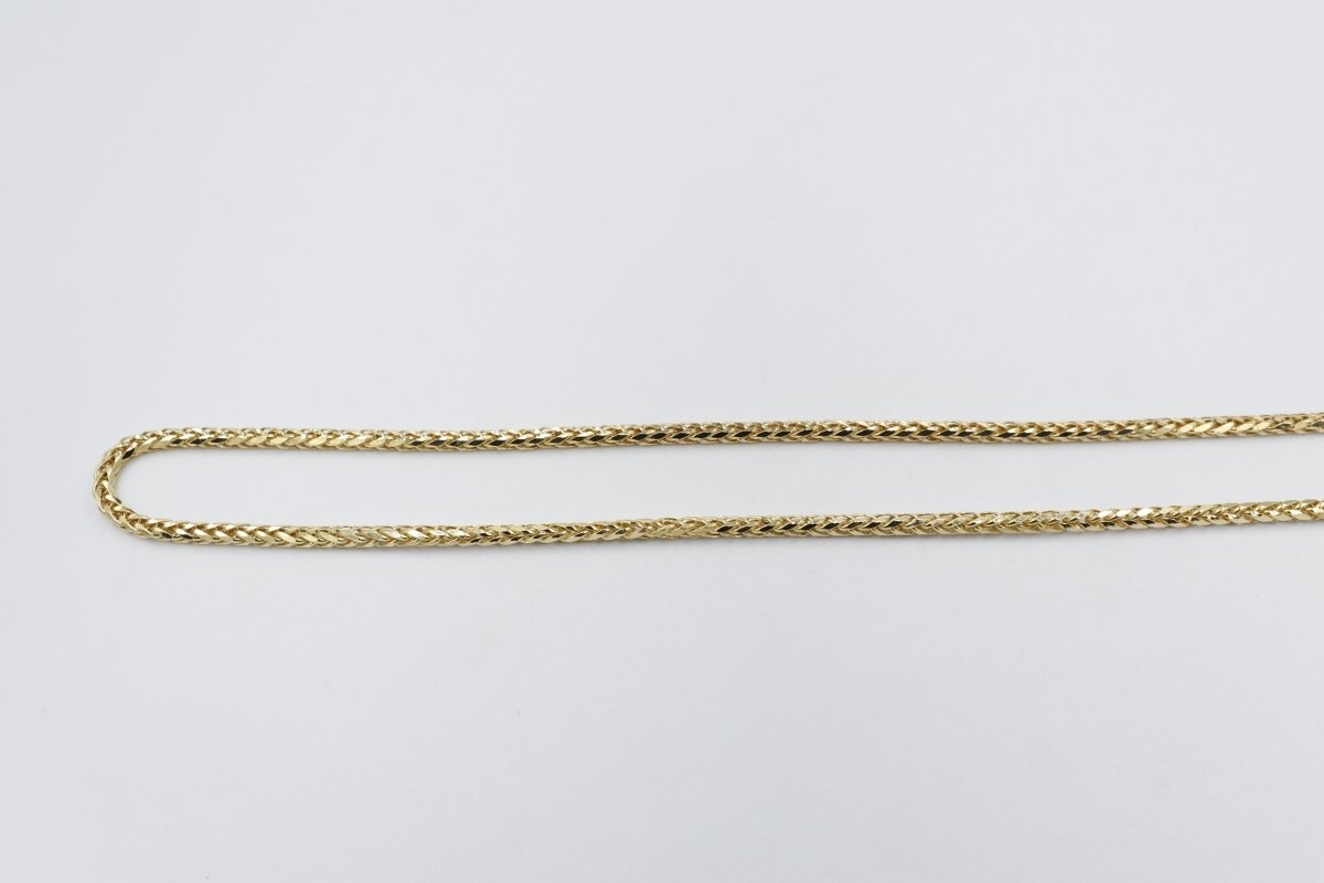 9ct Gold Italian Wheatsheaf Chain 55cms