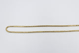 9ct Gold Italian Wheatsheaf Chain 65cms
