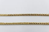 9ct Gold Italian Wheatsheaf Chain 65cms