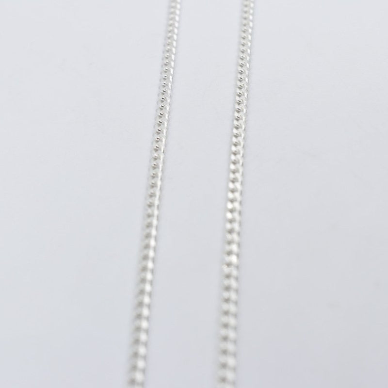 Stg Silver Curb Link Chain  IRA46 50cm