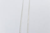 Stg Silver Curb Link Chain  IRA45