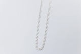 Stg Silver Curb Link Chain  IRA45