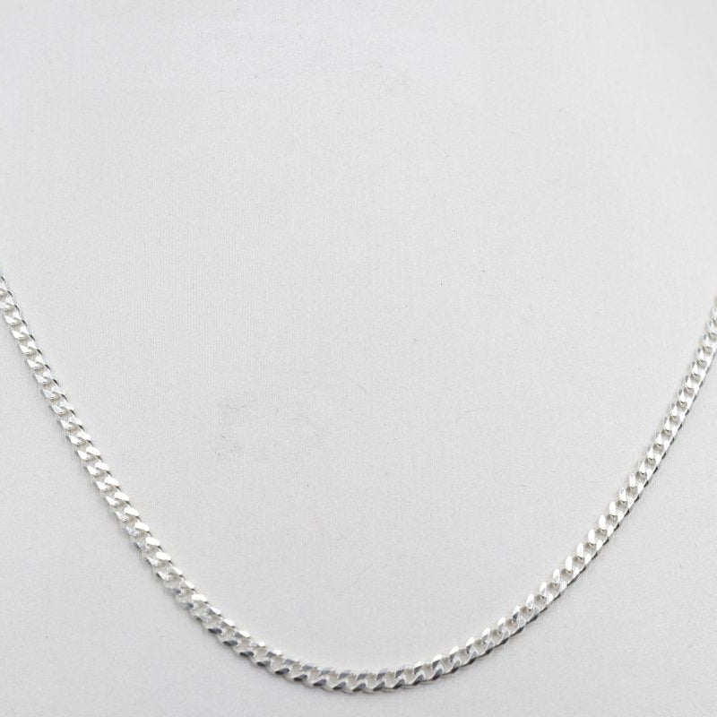 Stg Silver Curb Link Chain  IRA46 50cm
