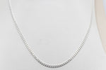 Stg Silver Curb Link Chain  IRA45