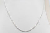 Stg Silver Curb Link Chain  IRA45