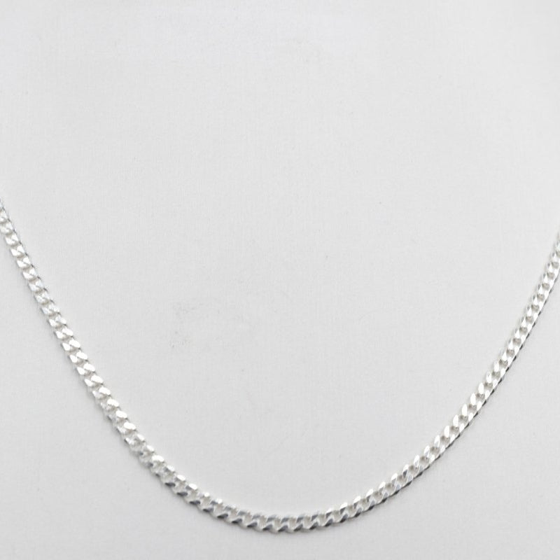 Stg Silver Curb Link Chain  IRA46 50cm