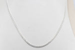 Stg Silver Curb Link Chain  IRA45