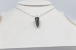 New Zealand Greenstone Small Point Pendent