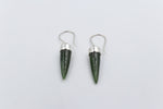 New Zealand Greenstone Small Point Earrings