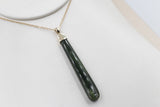 9ct Gold Set New Zealand Greenstone  SJ108