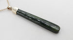 9ct Gold Set New Zealand Greenstone  SJ108