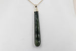 9ct Gold Set New Zealand Greenstone  SJ108